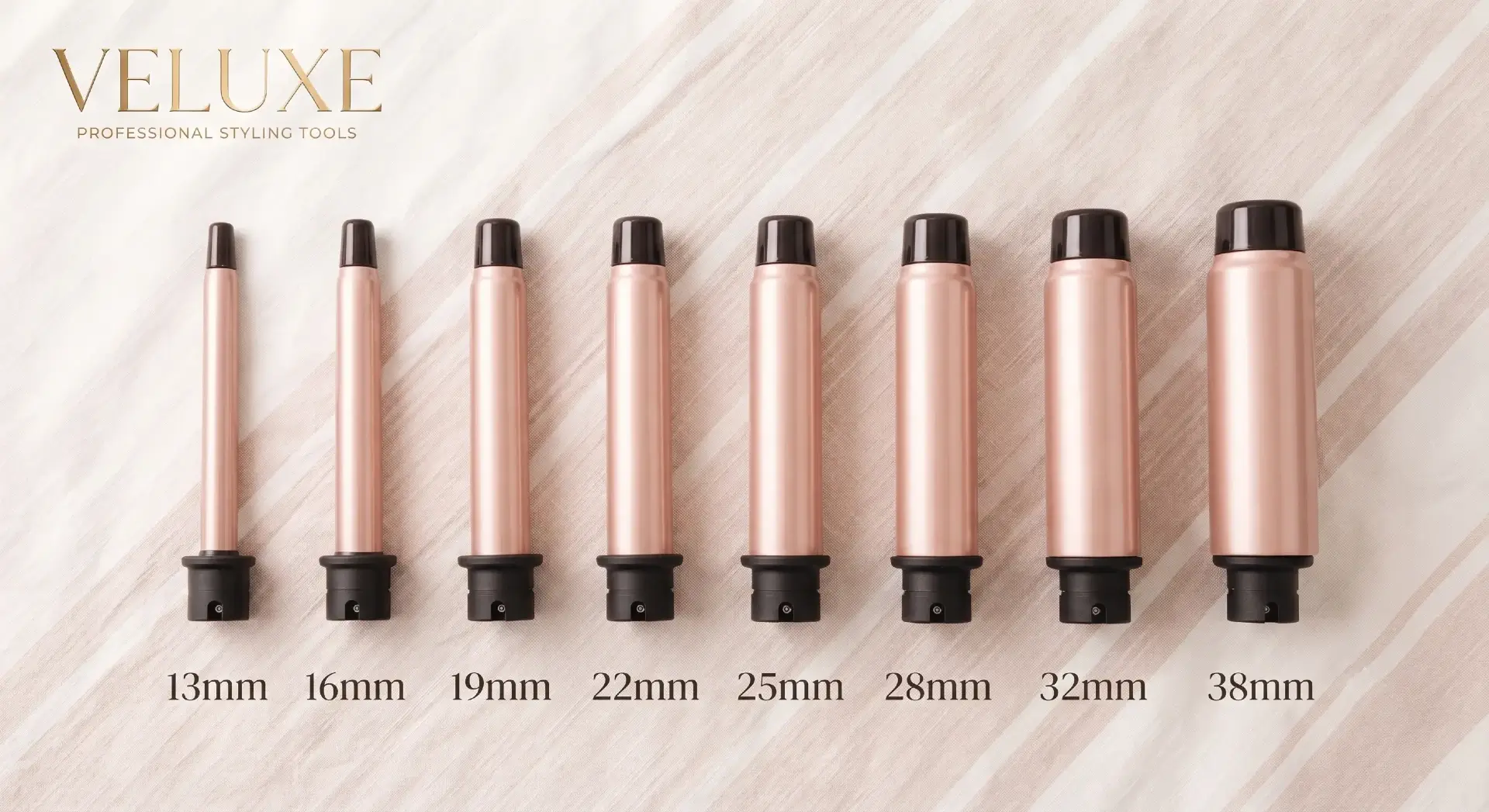 VELUXE interchangeable barrels, 13mm to 38mm